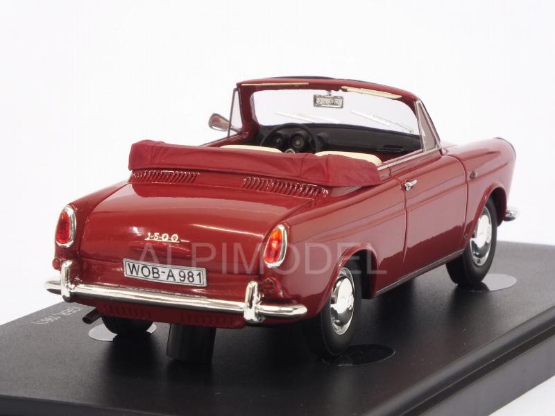 Volkswagen 1500 Typ 3 Cabriolet 1961 (Red) - auto-cult