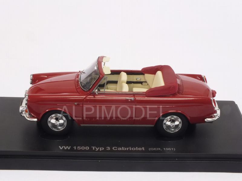 Volkswagen 1500 Typ 3 Cabriolet 1961 (Red) - auto-cult