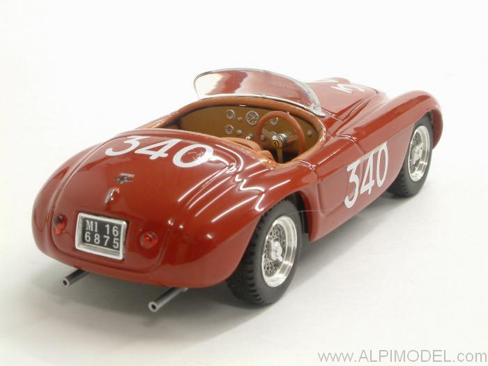 Ferrari 166 MM Spider #340 Mille Miglia 1951 Castellotti - Rota - art-model