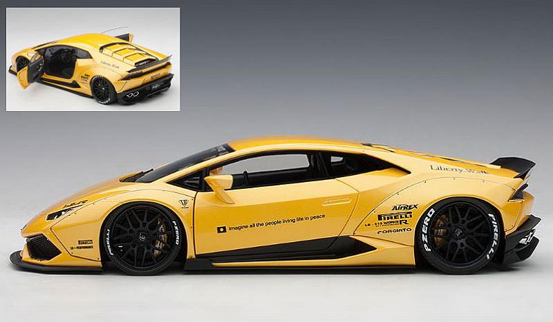 Lamborghini Huracan Liberty Walk (Metallic Yellow) by auto-art