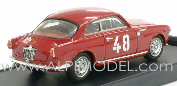 Alfa Romeo Giulietta Sprint Veloce #48 Rally Sestriere 1958 Ada Pace - Bartoletti - bang
