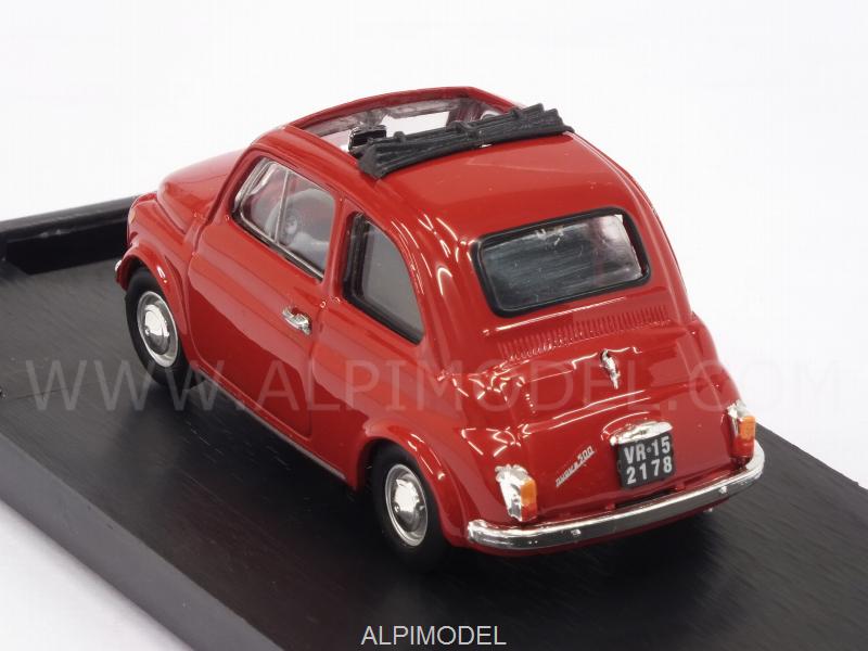 Fiat 500F aperta 1965-1972 (Rosso Medio) (update model) - brumm