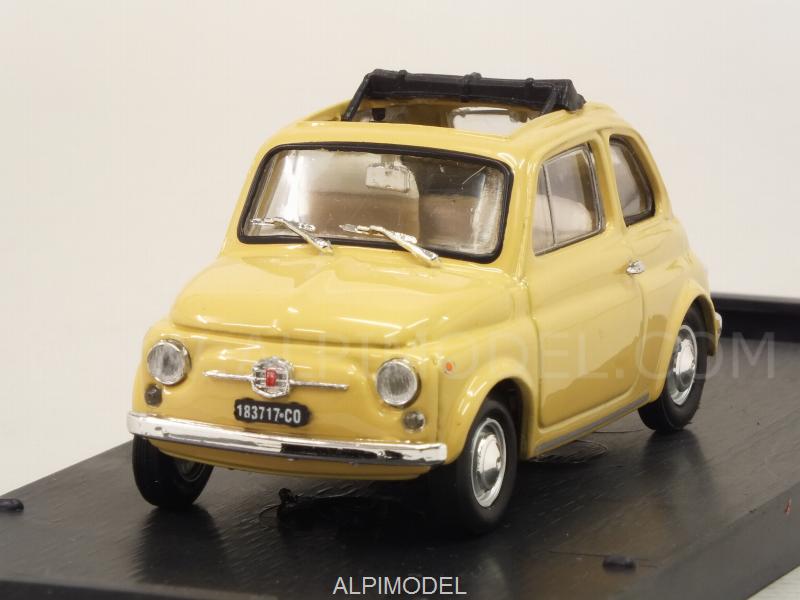 Fiat 500F aperta 1965-1972 (Giallo Thaiti) (update model) by brumm