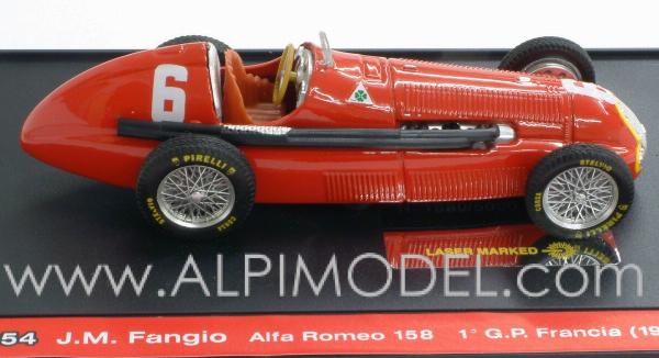 Alfa Romeo 158 Winner G.P. France 1950 Juan Manuel Fangio - brumm