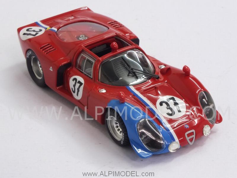 Alfa Romeo 33.2  #37 Test Le Mans 1968 Gosselin - Trosch - best-model