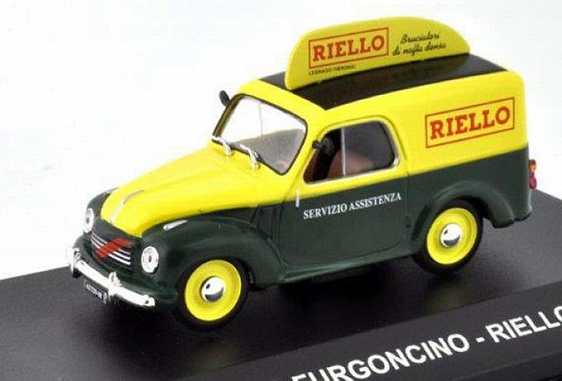 Fiat 500C  Furgoncino Riello 1959 by edicola