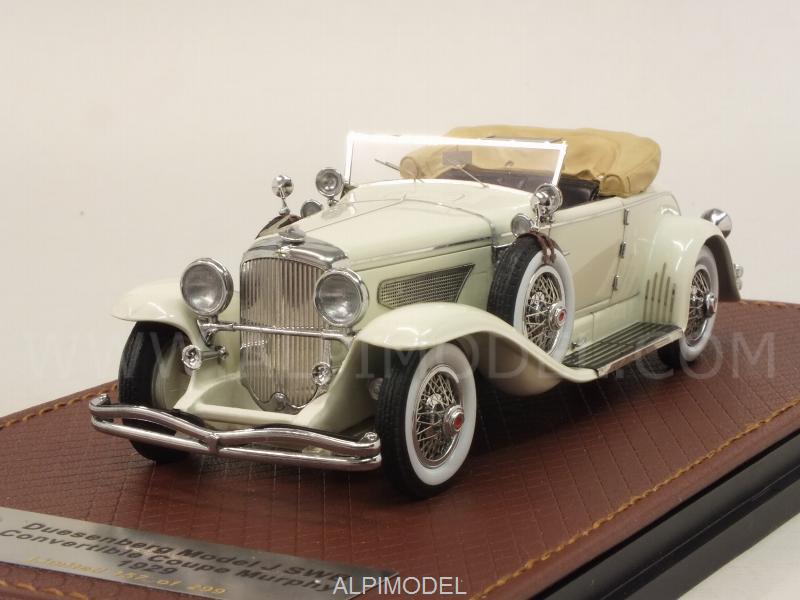 Duesenberg Model J SWB Convertible Coupe Murphy 1929 (White) by glm-models