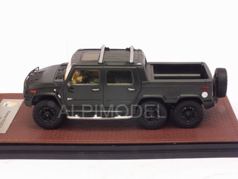 Hummer H2 SUT 6 2012 (Dark Green Metallic) - glm-models