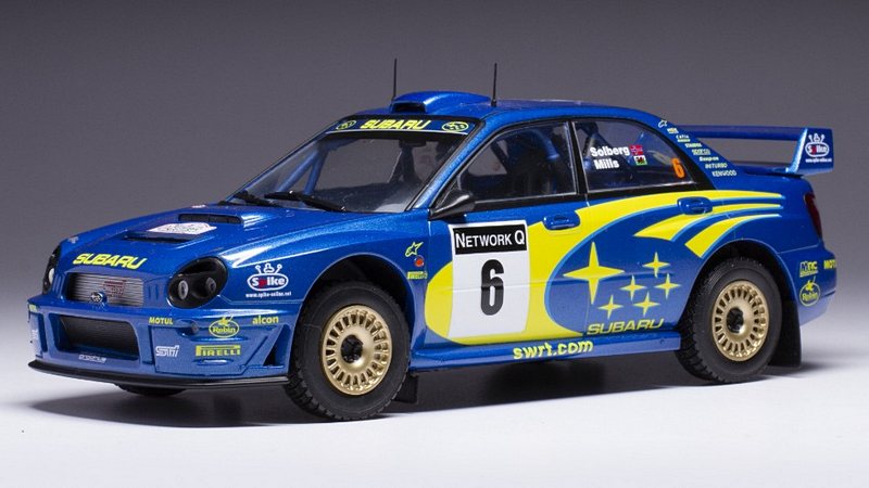 Subaru Impreza S7 WRC #6 Rally Great Britain 2001 Solberg - Mills by ixo-models