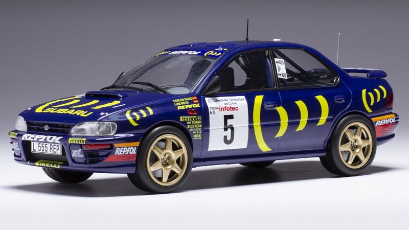 Subaru Impreza 555 WRC #5 Tour De Corse 1995 Sainz - Moya by ixo-models