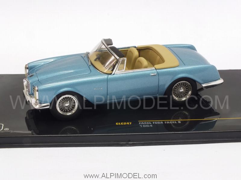 Facel Vega Facel 6 1964 (Metallic Light Blue) - ixo-models