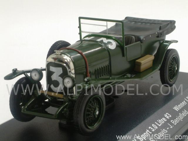 Bentley Sport 3.0 #3 Winner Le Mans 1927 Davis - Benjafield by ixo-models