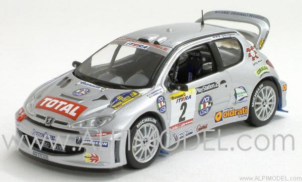 Peugeot 206 WRC #2 Italian Champion 2002 Travaglia - Zanella by ixo-models
