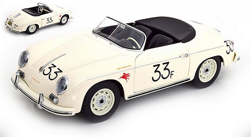 Porsche 356A Speedster #33 'James' 1955 (White) by kk-scale-models