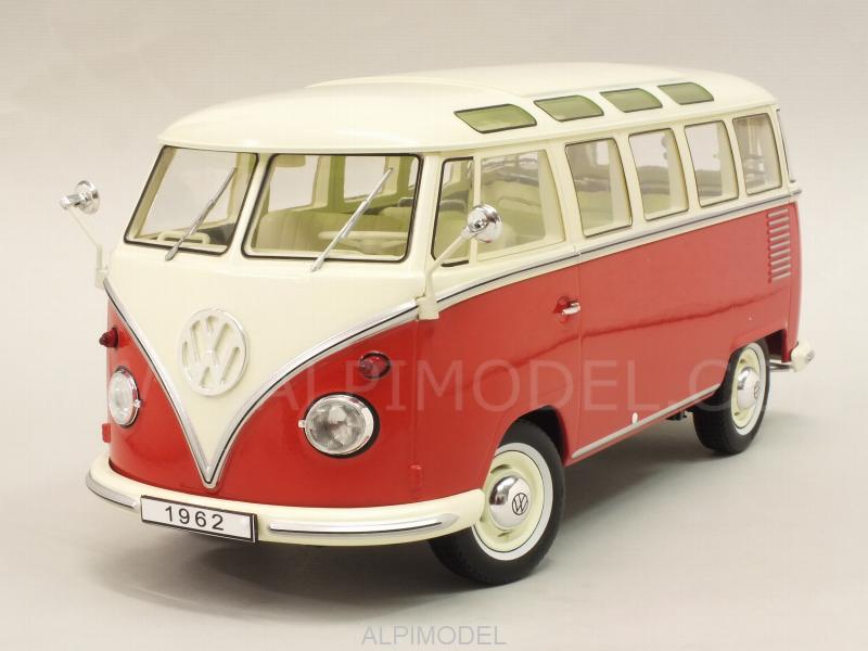 Volkswagen T1 Samba Bus 1959 (Red/Creme) by kk-scale-models