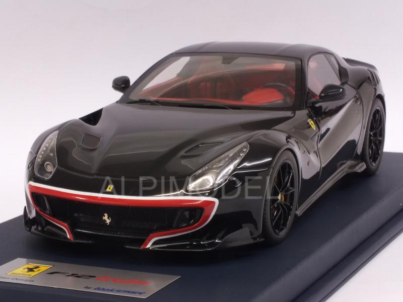 Ferrari F12 TDF (Nero DS) with display case by looksmart