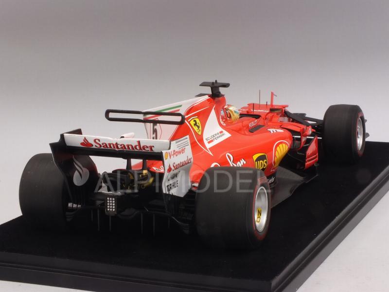 Ferrari SF70-H #5 Winner GP Monaco 2017 Sebastian Vettel (with display case) - looksmart