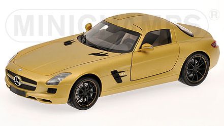 Mercedes SLS AMG Coupe 2010 Gold by minichamps