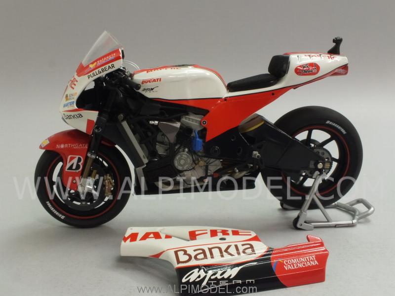 Ducati Desmosedici GP11 MotoGP Qatar 2011 Hector Barbera - Special Limited Edition 504pcs. - minichamps