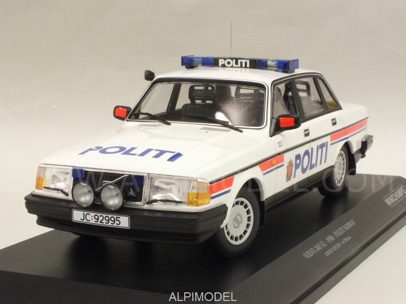 Volvo 240 GL 1986 Norway Police by minichamps
