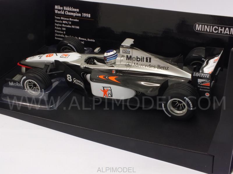 McLaren MP4/13 Mercedes #8 World Champion 1998 Mika Hakkinen - minichamps