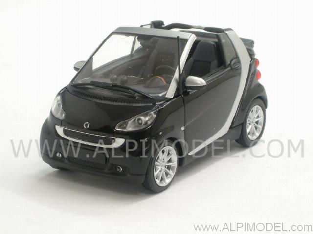 Smart Fortwo Cabriolet 2007 (Black/Silver) by minichamps