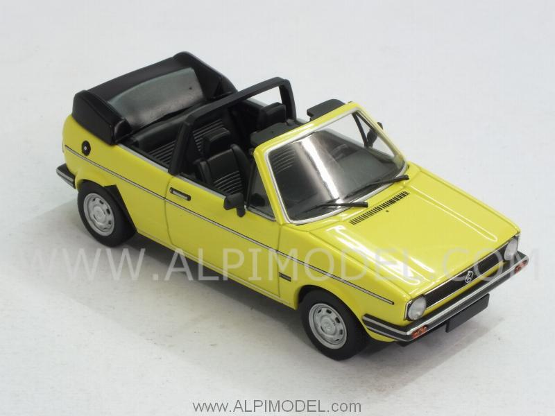 Volkswagen Golf Cabriolet 1980 Yellow - minichamps
