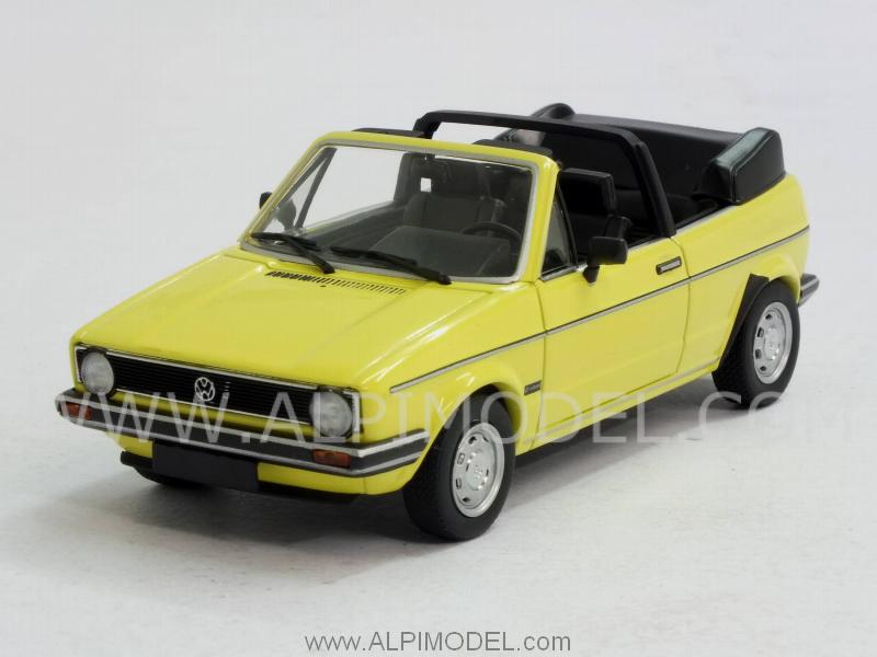 Volkswagen Golf Cabriolet 1980 Yellow by minichamps