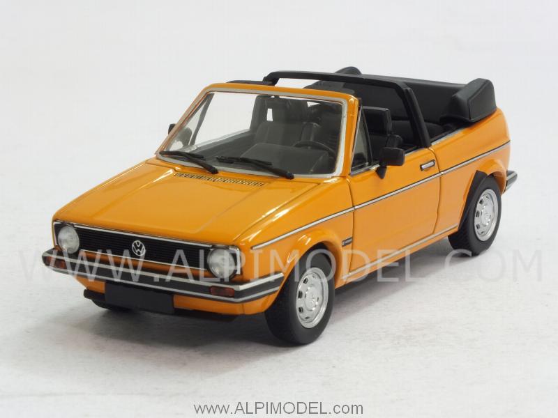 Volkswagen Golf Cabriolet Mk1 1980  (Mandarino Orange) by minichamps