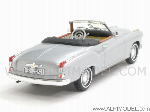 Borgward Isabella Coupe Cabriolet 1959 (Alu Silver) - minichamps