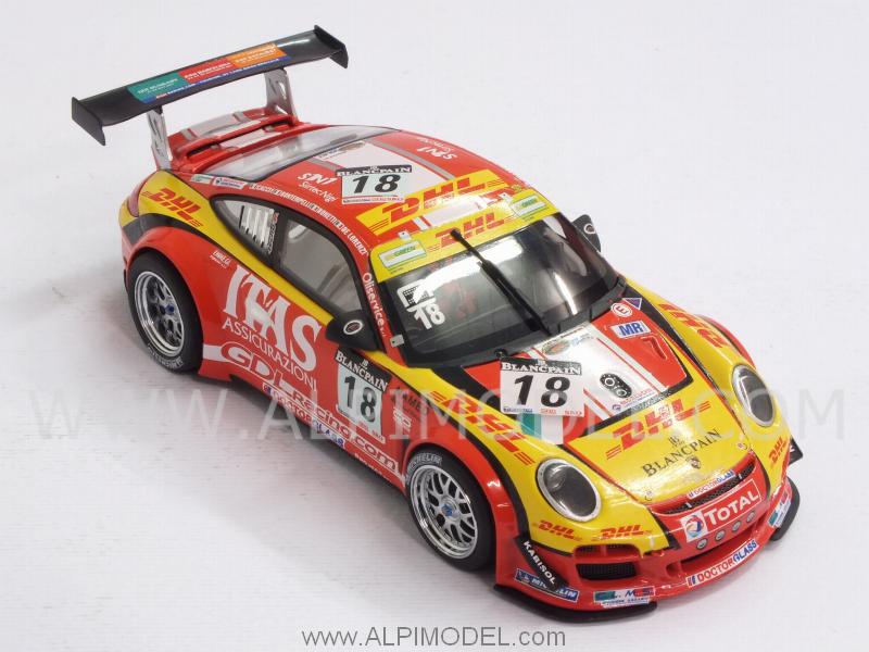 Porsche 911 GT3 R De Lorenzi Racing #18 Spa 2011 De Lorenzi - Bonetti - Caccia - Bontempelli - minichamps