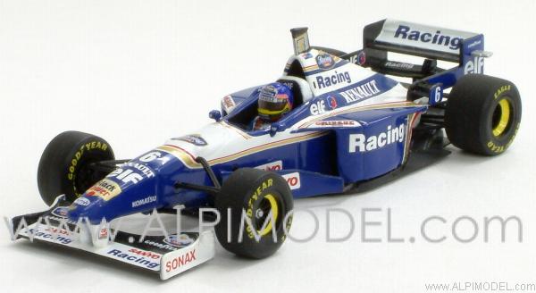Williams Renault FW18 Jacques Villeneuve first GP Win European GP 1996 by minichamps