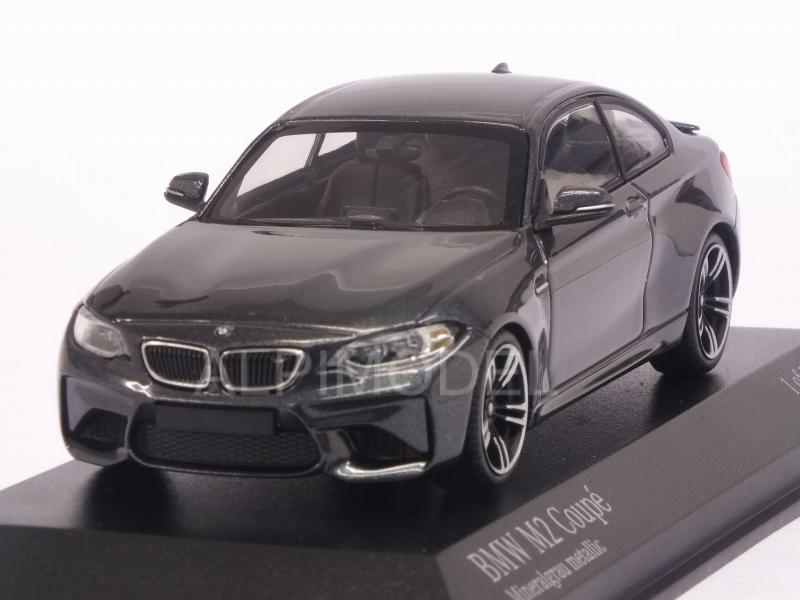 BMW M2 Coupe 2016 (Mineral Grey Metallic) by minichamps