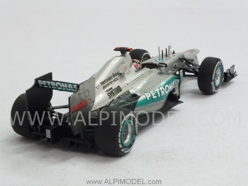Mercedes F1 W03 AMG GP Belgiium 2012 - Michael Schumacher 300th GP - minichamps
