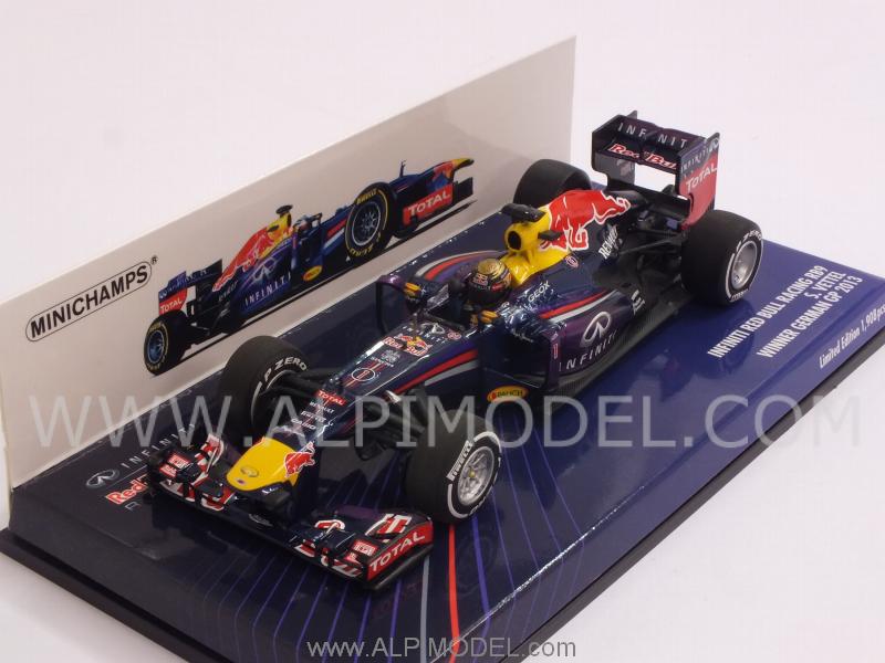 Red Bull RB9 Winner GP Germany 2013  World Champion.Sebastian Vettel - minichamps