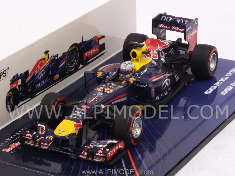 Red Bull RB9 Winner GP Brasil 2013 World Champion Sebastian Vettel - minichamps