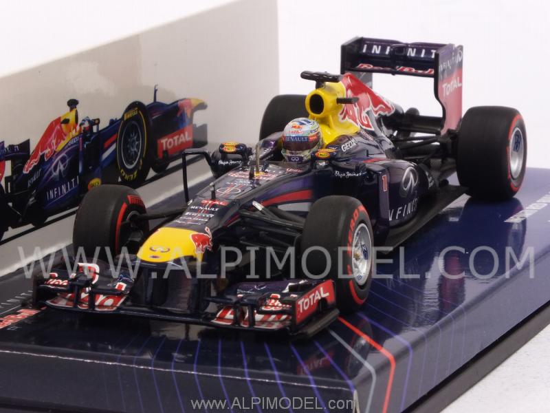 Red Bull RB9 Winner GP Brasil 2013 World Champion Sebastian Vettel by minichamps