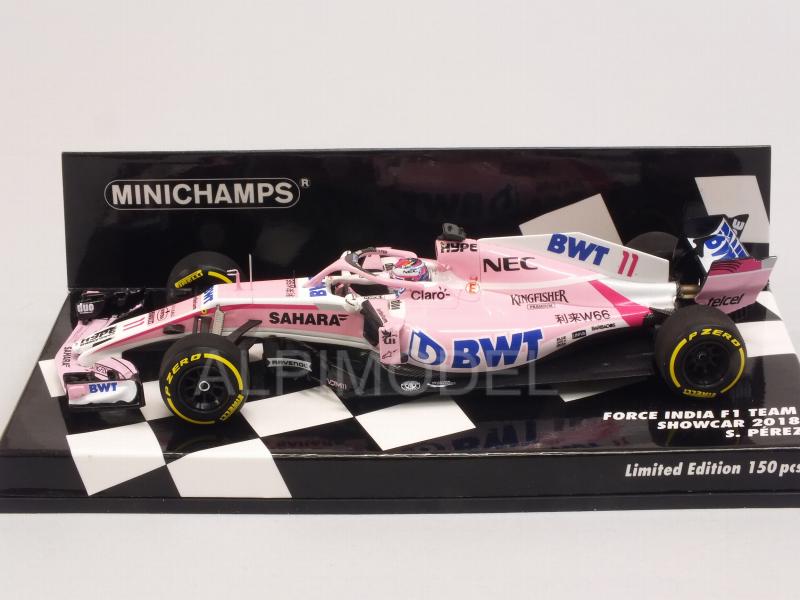 Force India F1 Team Showcar 2018 Sergio Perez (HQ Resin) - minichamps