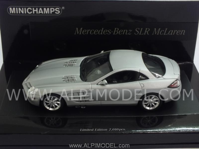 Mercedes SLR McLaren 2004 (Matt Silver) 'Linea Opaca' - minichamps