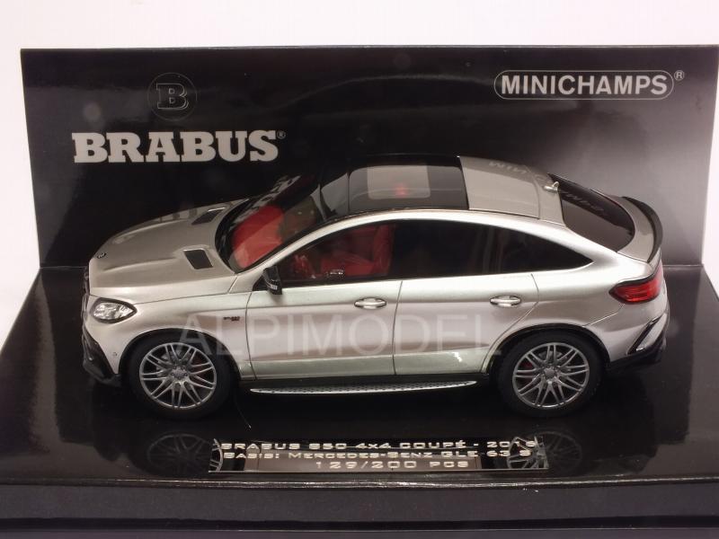 Brabus 850 4x4 Coupe (Mercedes GLE 63S) 2016 (Silver) - minichamps