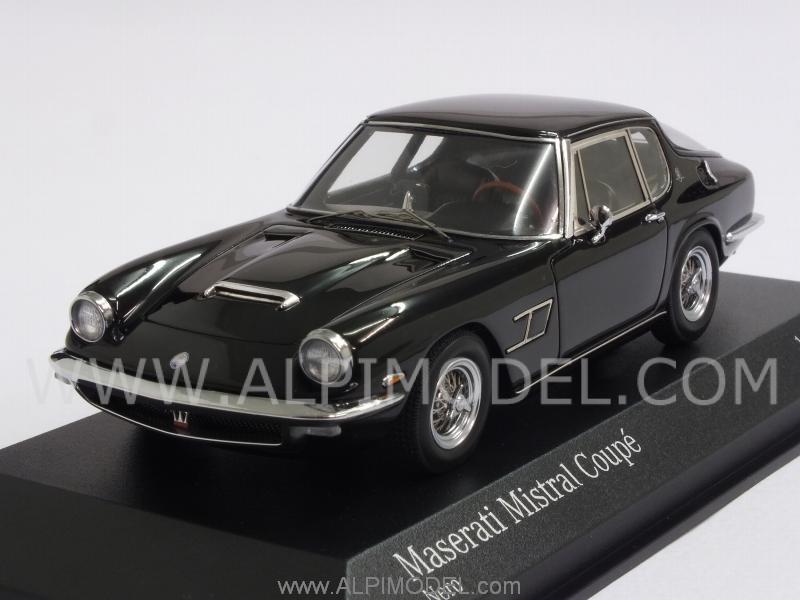 Maserati Mistral Coupe 1963 (Black) by minichamps