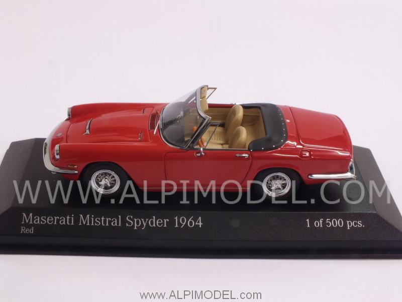 Maserati Mistral Spider 1964  (Red) - minichamps