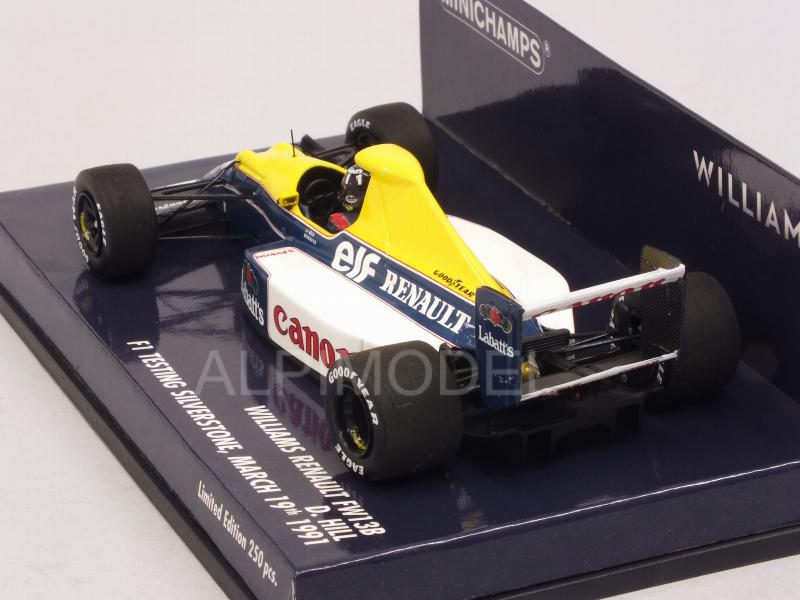 Williams FW13B Renault F1 Testing Silverstone 1991 Damon Hill - minichamps