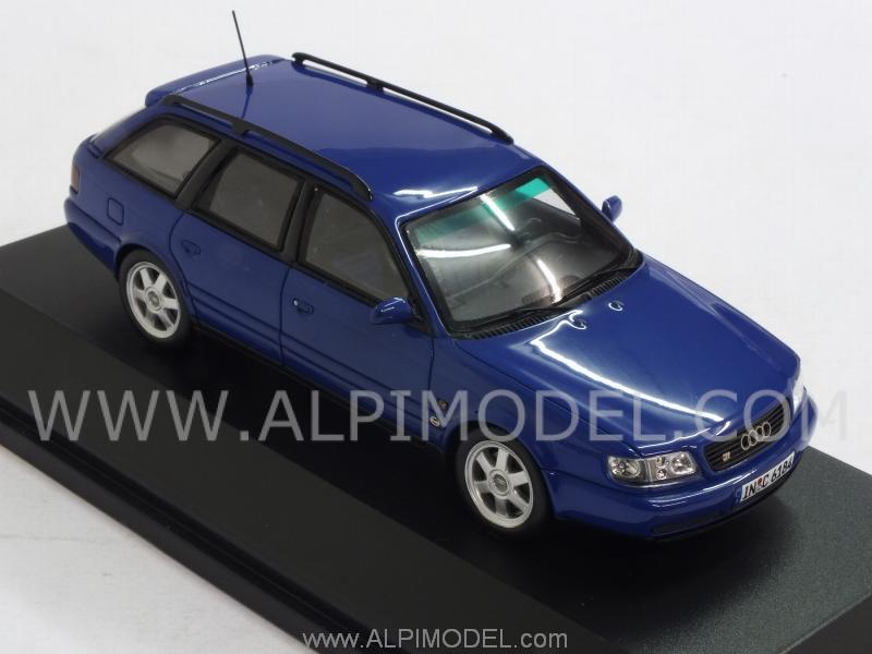 Audi S6 Plus 1996 (Nogaro Blue) Audi promo - minichamps