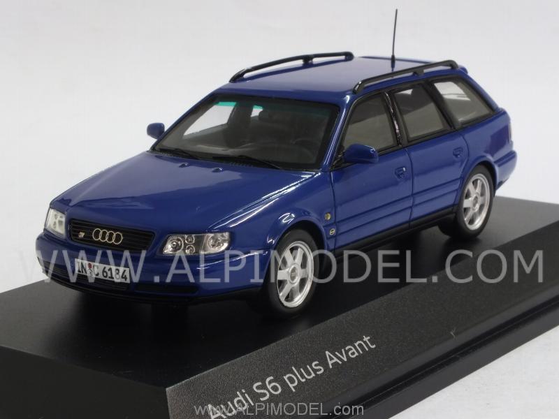 Audi S6 Plus 1996 (Nogaro Blue) Audi promo by minichamps