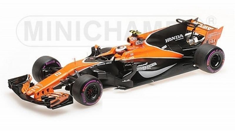 McLaren MCL32 Honda GP Monaco 2017 Stoffel Vandoorne by minichamps