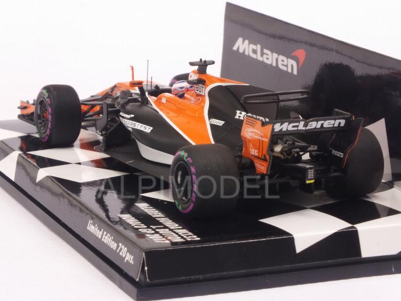 McLaren MCL32 Honda GP Monaco 2017 Jenson Button (HQ resin) - minichamps