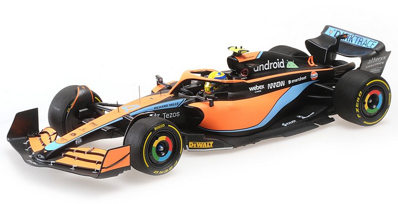 McLaren MCL36 #4 GP Bahrain 2022 Lando Norris by minichamps