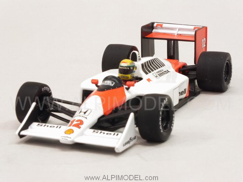 McLaren MP4/4 Honda 1988 World Champion Ayrton Senna (New Edition) by minichamps