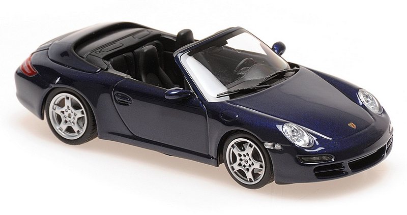 Porsche 911 Carrera S Cabriolet 2005 (Blue Metallic) 'Maxichamps' Edition by minichamps